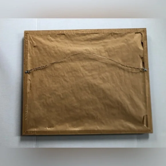 Winter Landscape Framed Artwork Signed - Picture 13 of 16